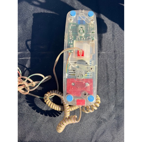 Lenoxx Sound PH200 Vintage Transparent Clear See Through Corded Phone 90s Y2K - Picture 4 of 4
